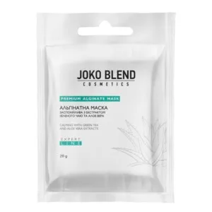 Soothing alginate mask with green tea extract and aloe vera Joko Blend, 20 g