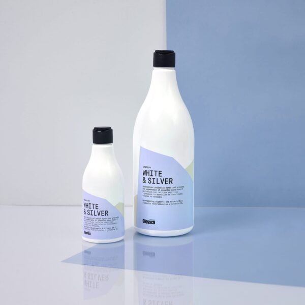 Glossco White & Silver pilkinantis plaukų šampūnas 1000 ml. - Image 2