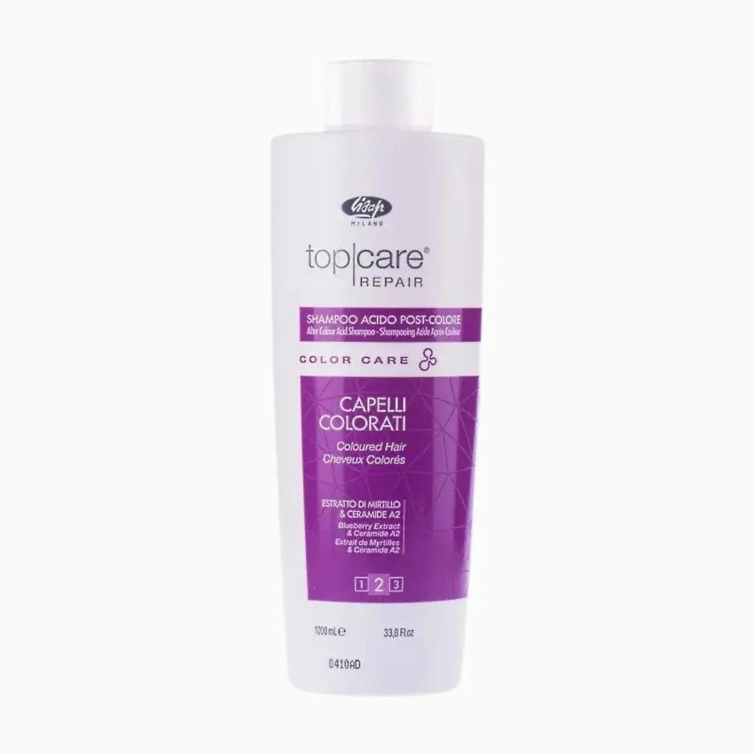 Lisap Color Care - Rūgštinantis šampūnas po dažymo 1000 ml