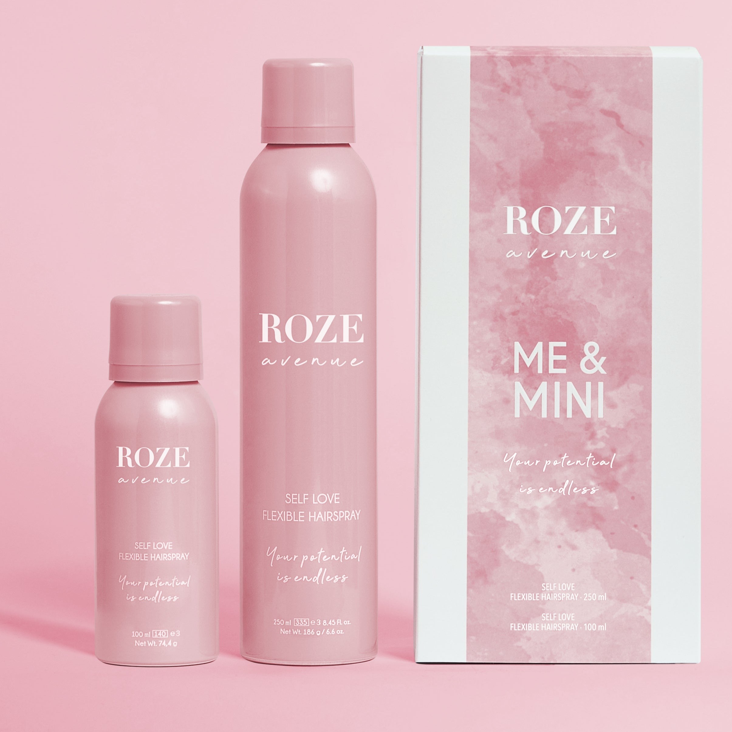 Roze Avenue - Plaukų lako rinkinys Me&Mini