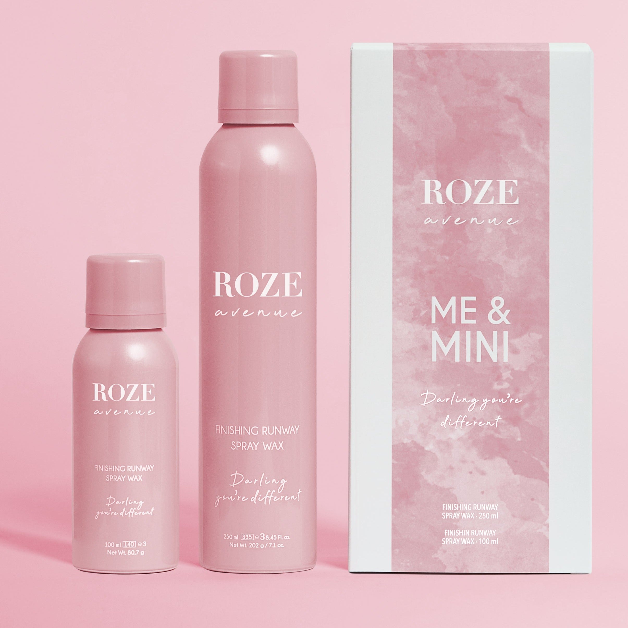 Roze Avenue - Purškiamo vaško rinkinys Me&Mini