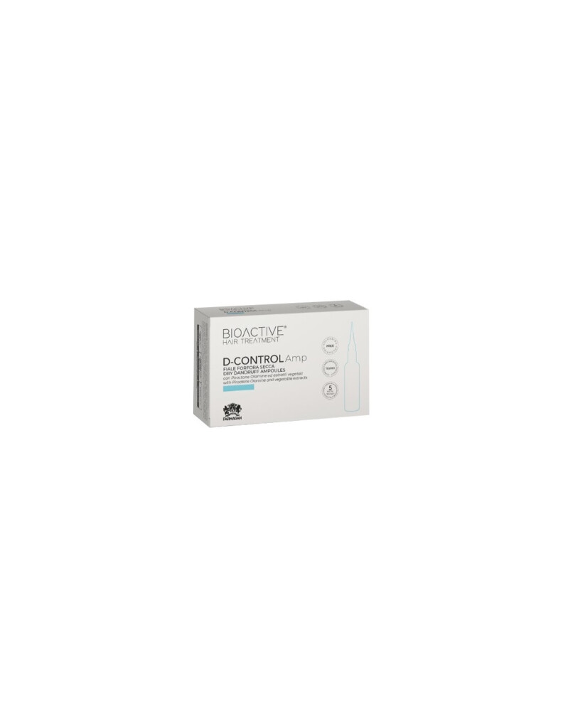 Farmagan BIOACTIVE D-CONTROL ampulės nuo sausų pleiskanų 10x7,5ml