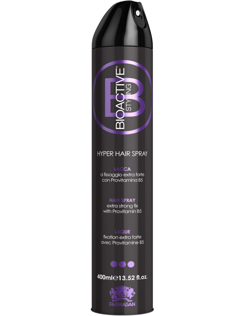 BIOACTIVE STYLING Ypač stiprios fiksacijos plaukų lakas su vitaminu B5, 400ml