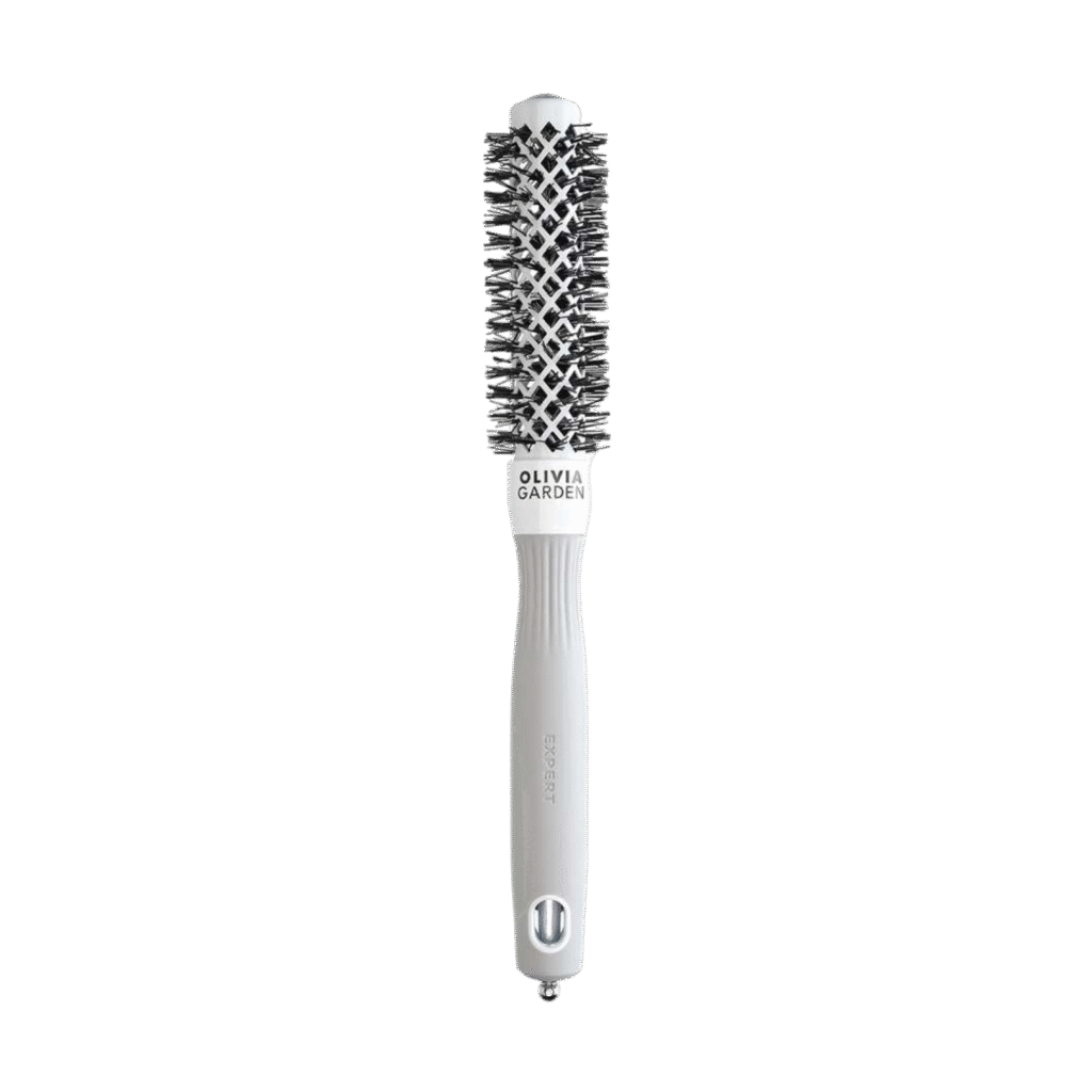 Olivia Garden Blowout Shine - White&Grey 20 mm plaukų šepetys