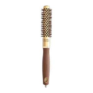 "Olivia Garden Blowout Shine - Gold & Brown" 20 mm plaukų šepetys