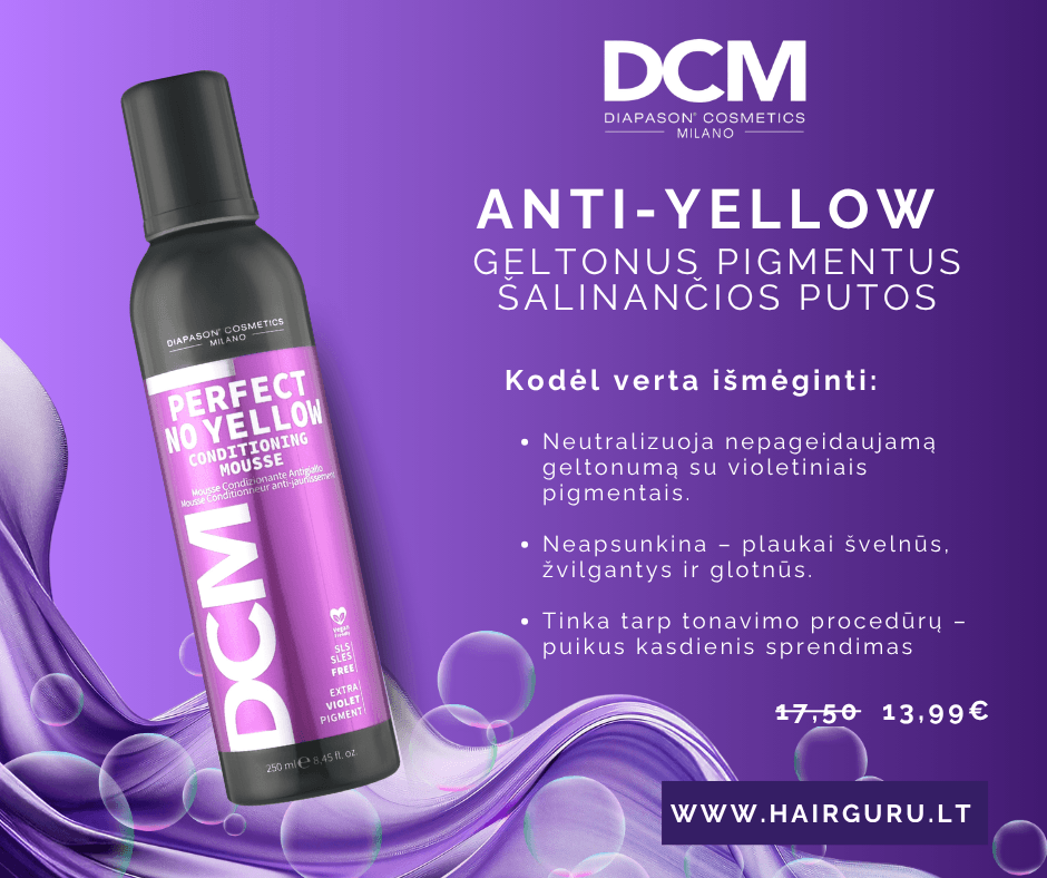 DCM priežiūros priemonės